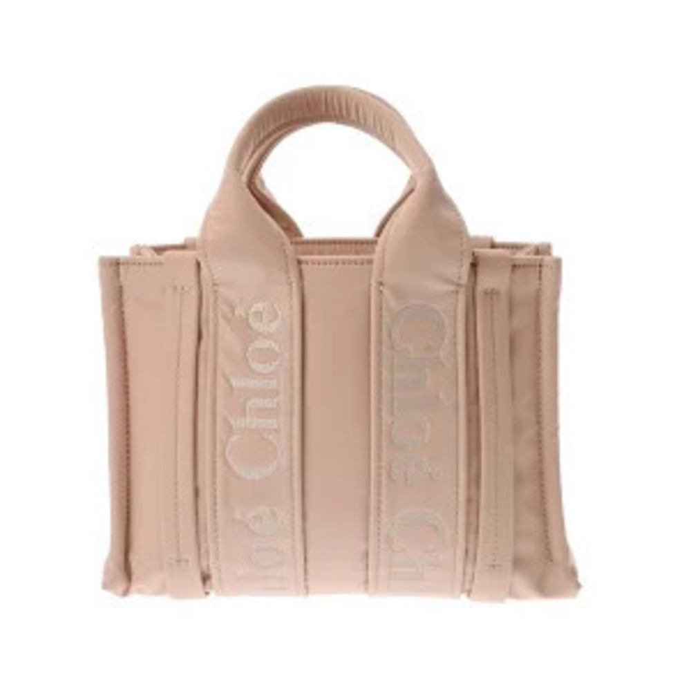Chloe WOODY Tote Bag Rose Pink
